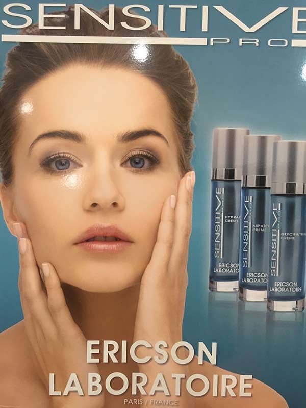 Un anuncio de Sensitive Pro de Ericson Laboratoire