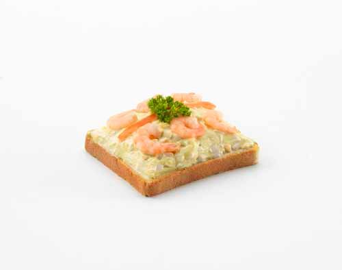 Belegtes Brötli Crevetten - Bäckerei, Konditorei, Confiserie Mock