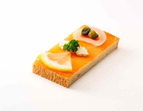 Canape mit Lachs - Bäckerei, Konditorei, Confiserie Mock