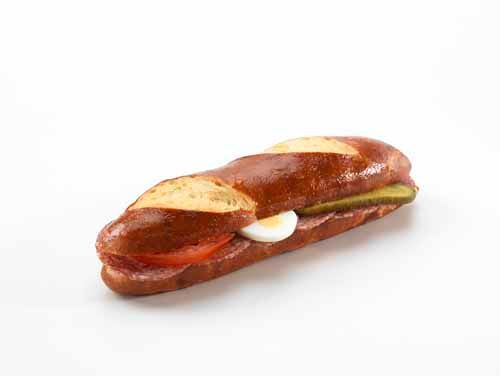 Laugenstange Salami - Bäckerei, Konditorei, Confiserie Mock