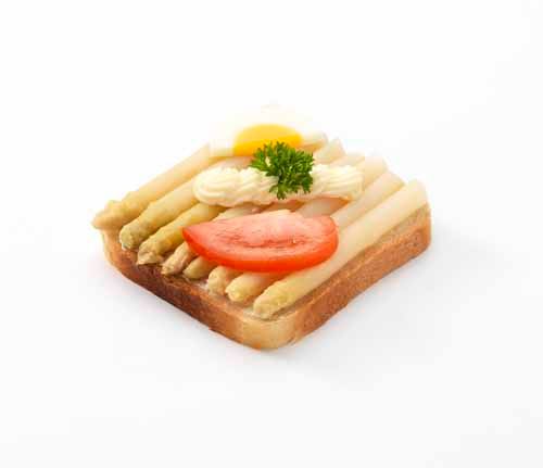 Belegtes Brötli Spargeln - Bäckerei, Konditorei, Confiserie Mock
