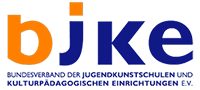 Logo of bjke, Bundesverband der Jugendkunstschulen und kulturpädagogischen Einrichtungen e.V.
