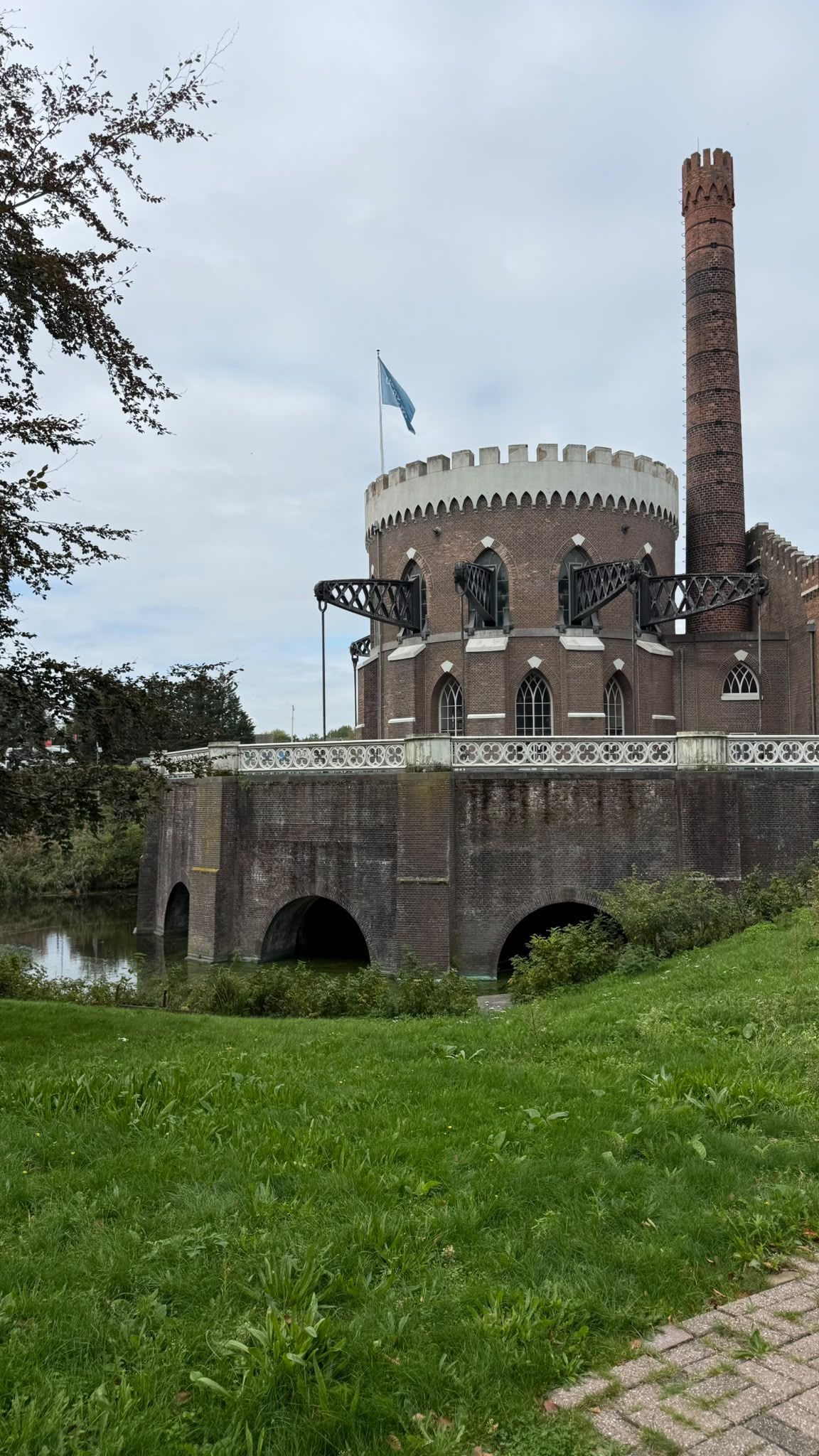 Cruquius Museum in Haarlemmermeer with its historic steam engine and pumping station