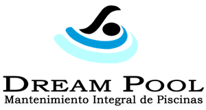 Un logotipo para Dream Pool, mantenimiento integral de piscinas.