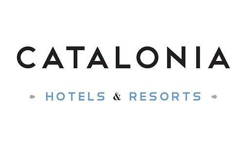 El logotipo de Catalunya Hotels and Resorts está sobre un fondo blanco.