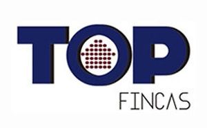 Un logotipo azul y blanco para las mejores fincas