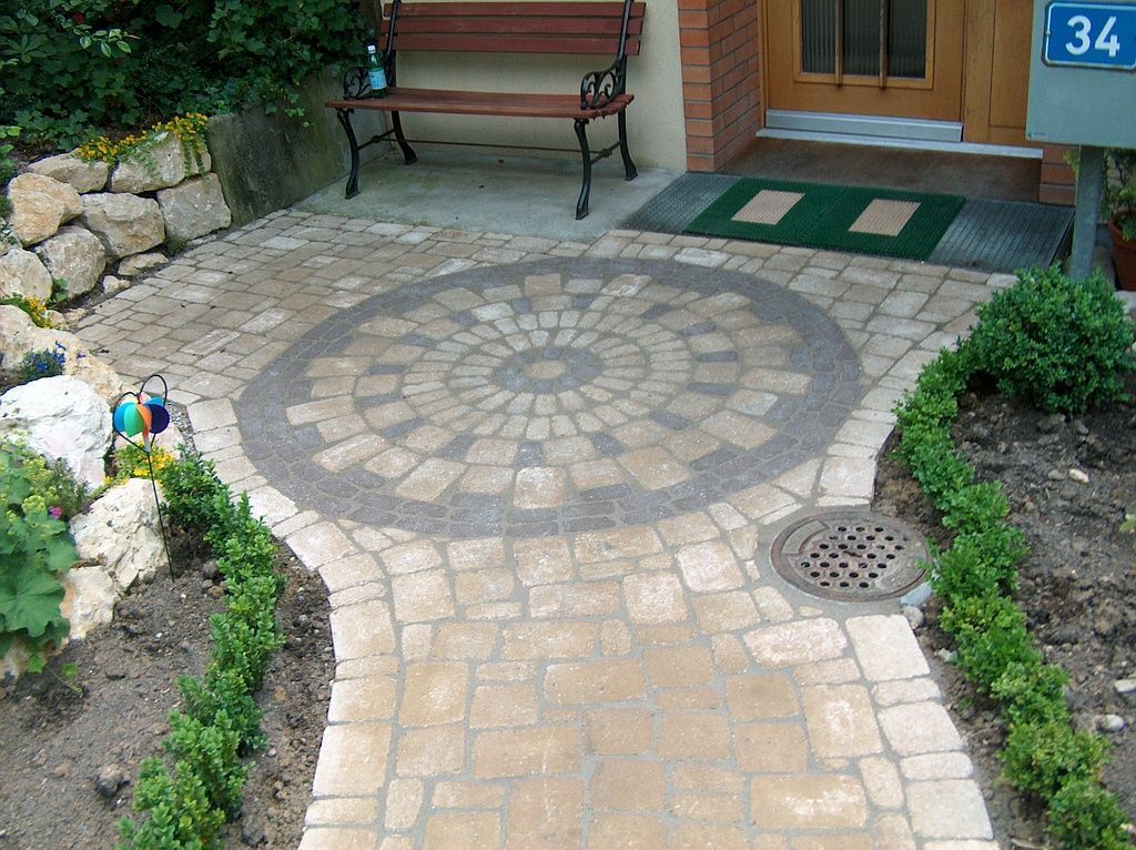 Eingang Mit Spartana Pflastersteine - Berisa-S. GmbH