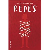 La portada del libro Redes de Eloy Moreno tiene una silueta de una persona.