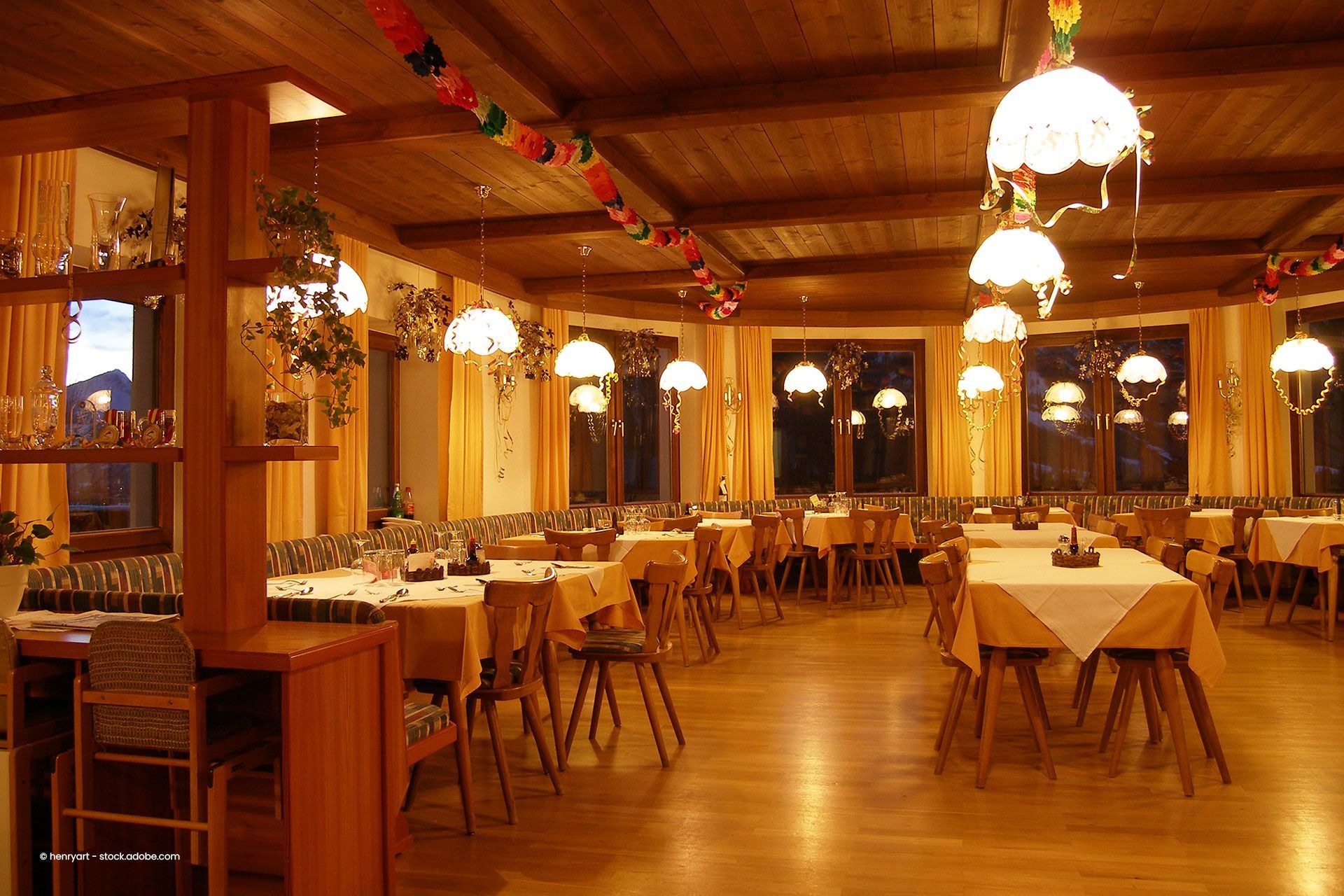 Speisesaal im Gasthof