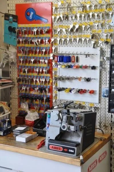 Schlüssel an der Wand