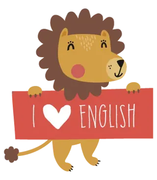 León sosteniendo un cartel que dice: