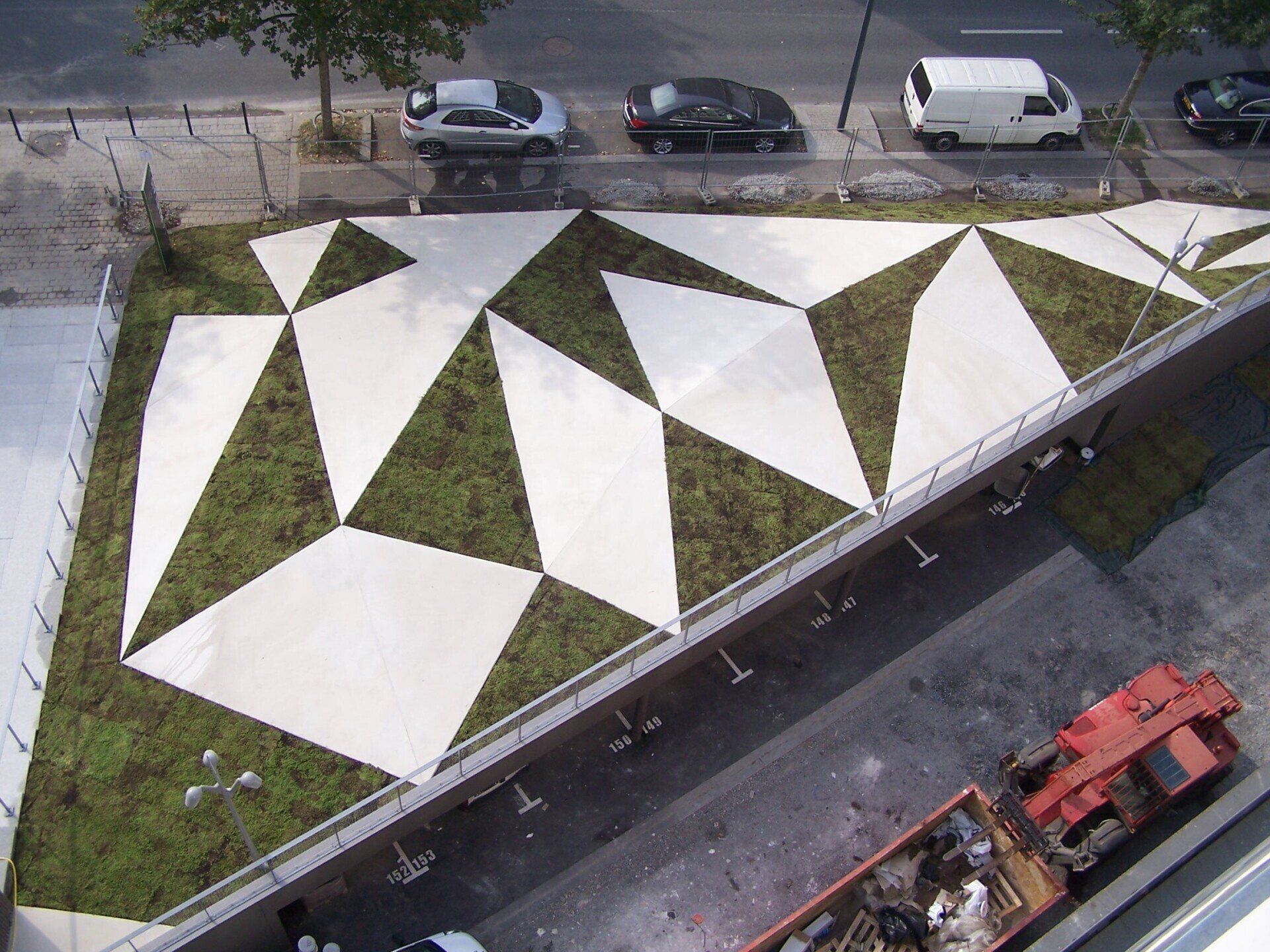 Remise en végétation géométrique