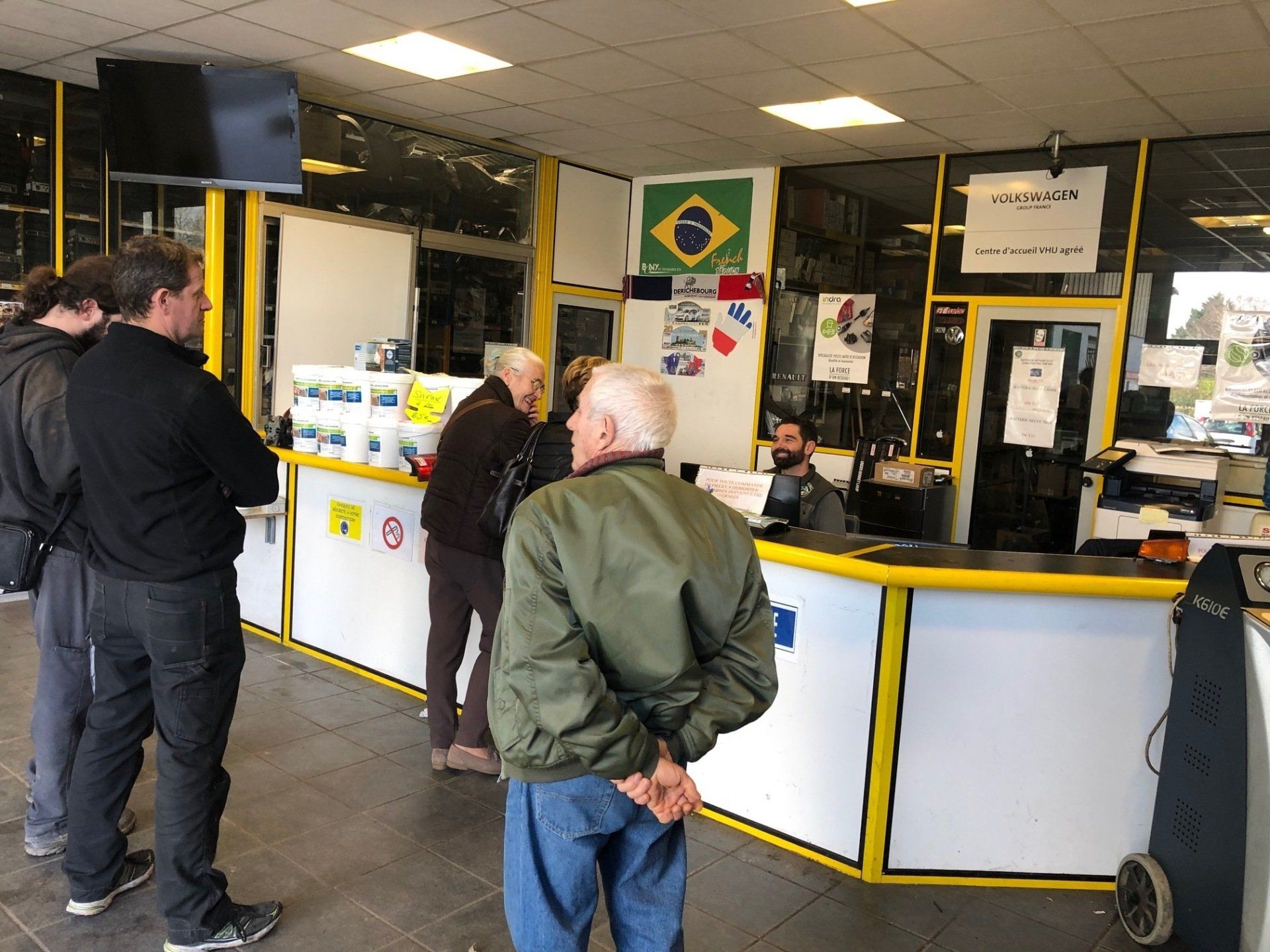 L'accueil de récuper'autos