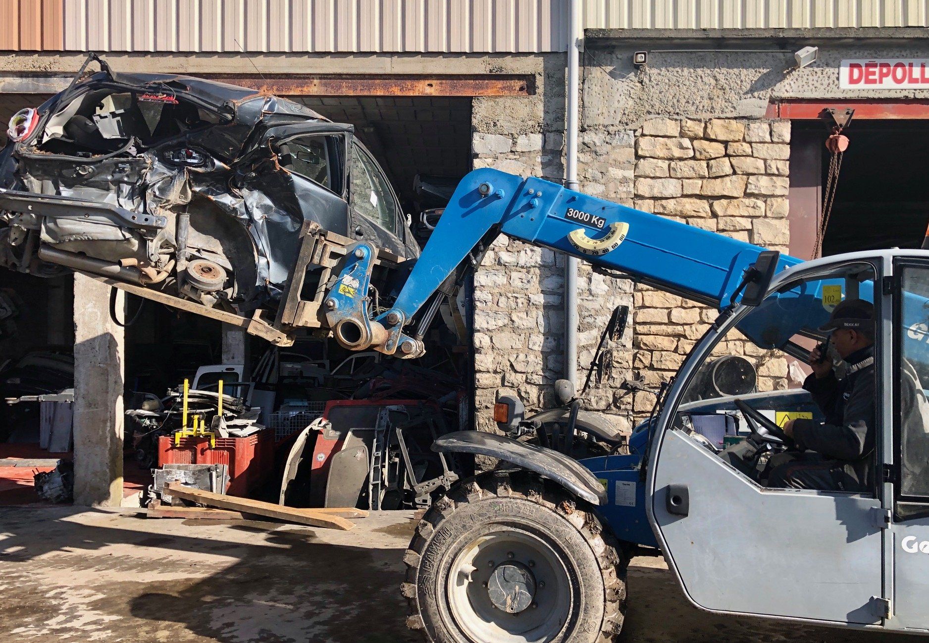 Enlèvement d'épaves