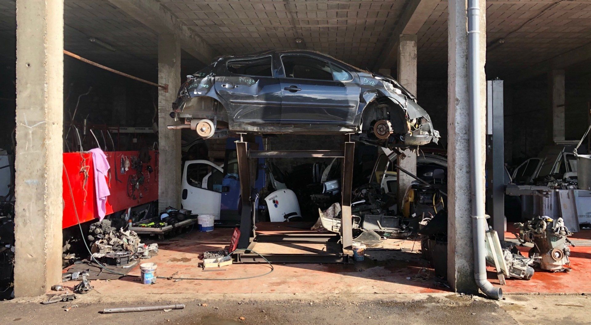 Destruction de véhicules