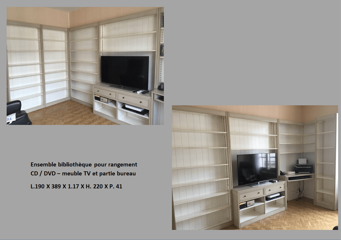 Ensemble bibliothèque