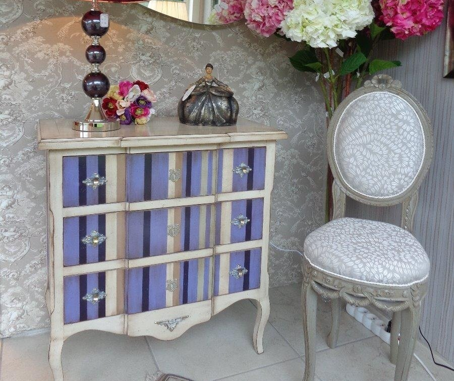 Commode 3 tiroirs Marie Antoinette R1063