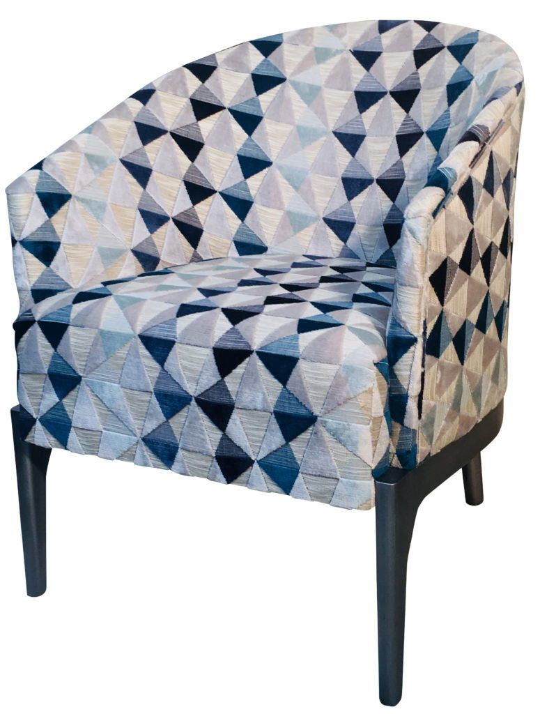 fauteuil victor bleu