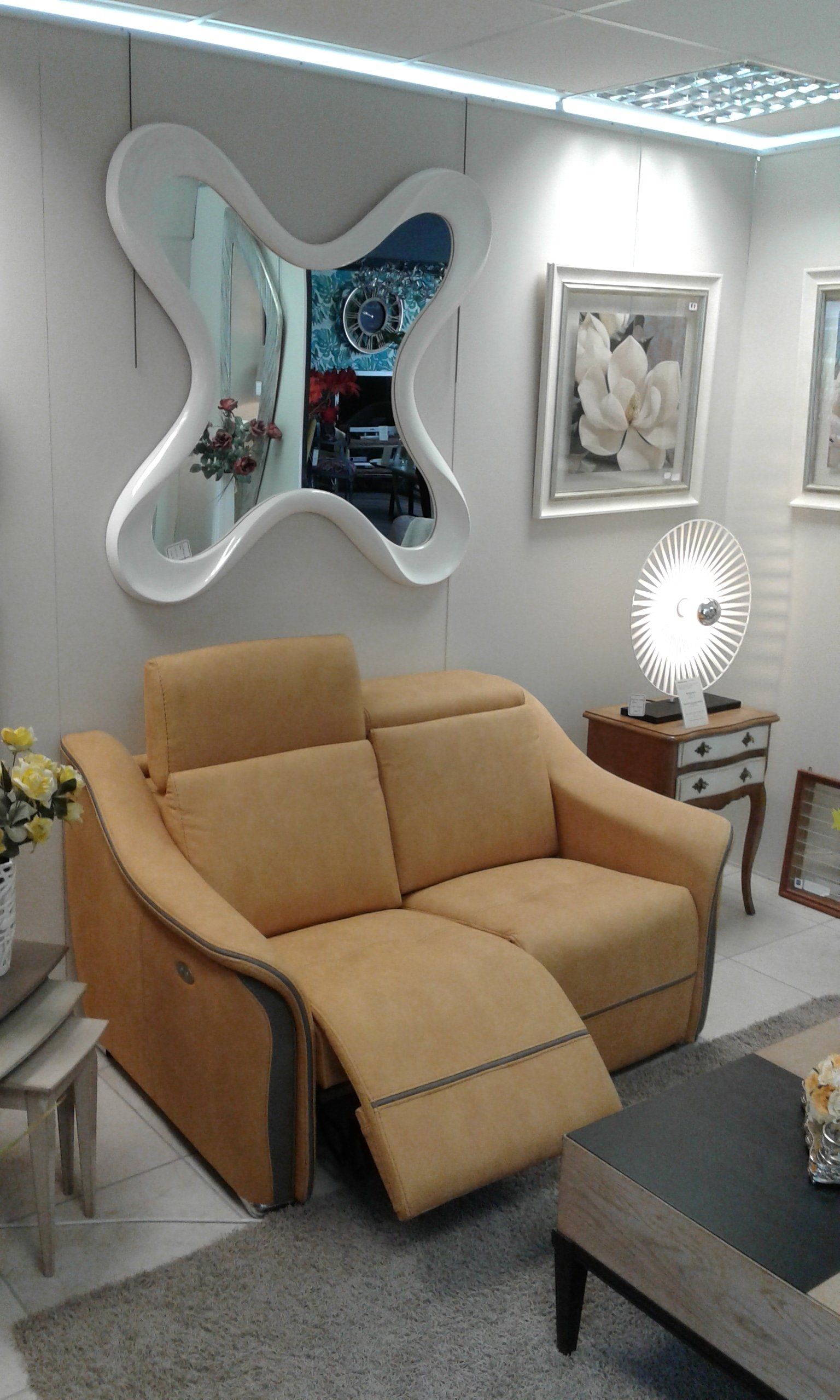 canapé 2 places relax électrique maria déplier