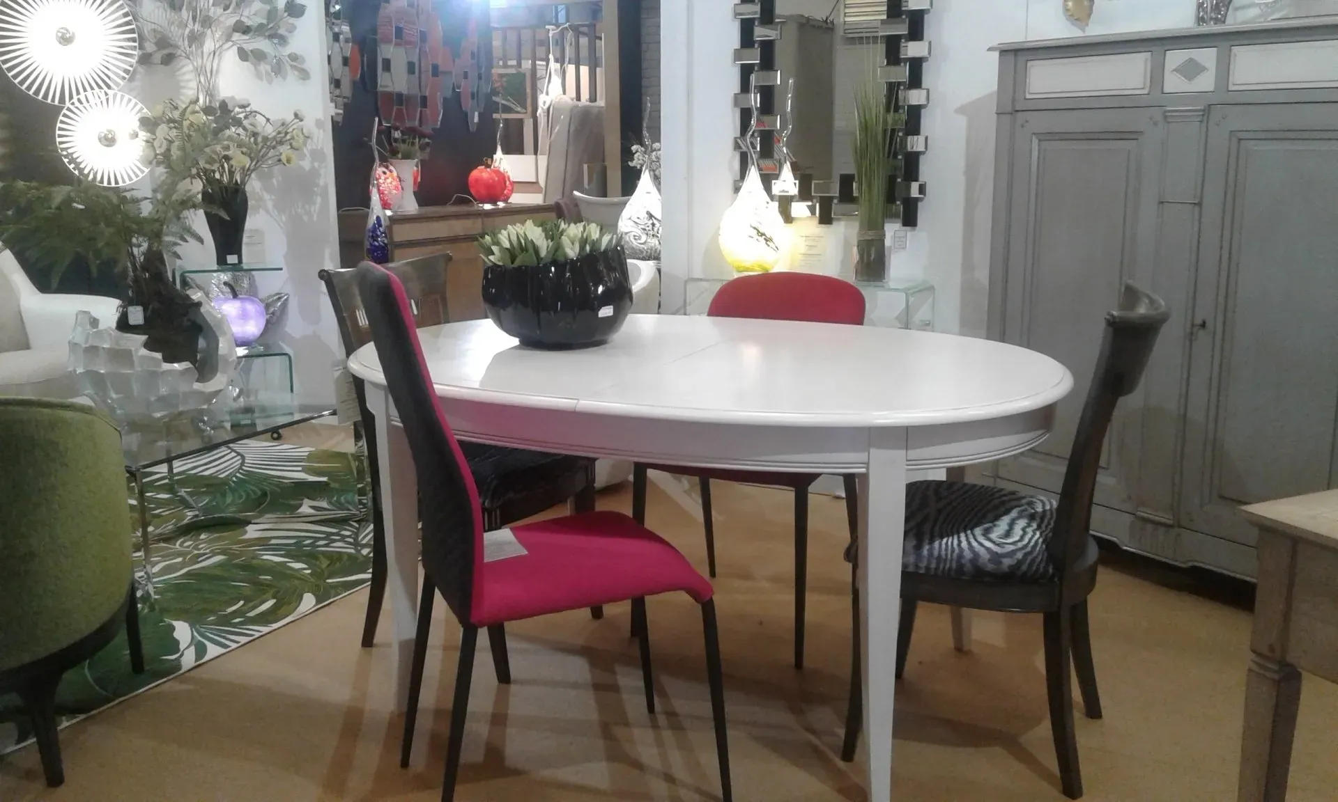 TABLE DE REPAS GLORIA OUVERTE 190 X 100