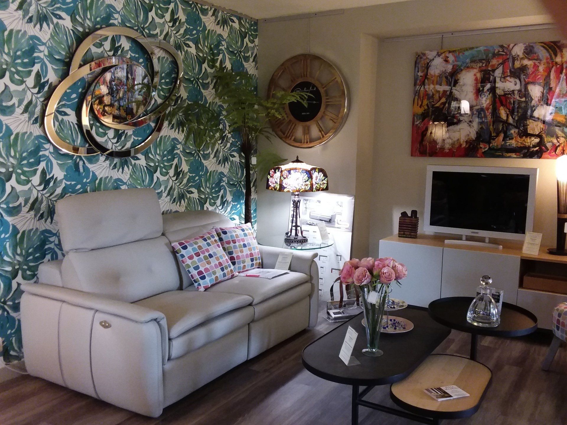 canapé prayo 2.5 places relax électrique