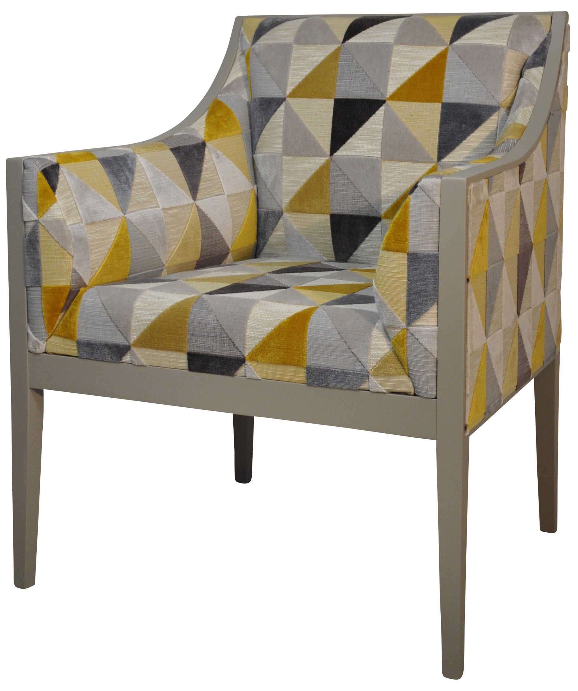 fauteuil guillaume jaune