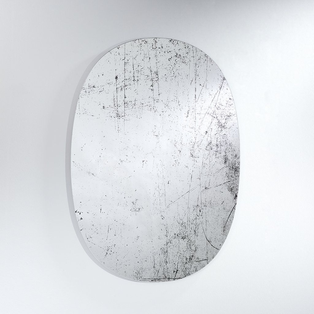 MIROIR OVALE MARBRÉ 110 X 75 