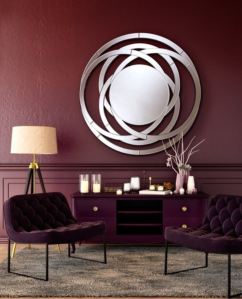 MIROIR ROND DESTRUCTURÉ Ø 120 