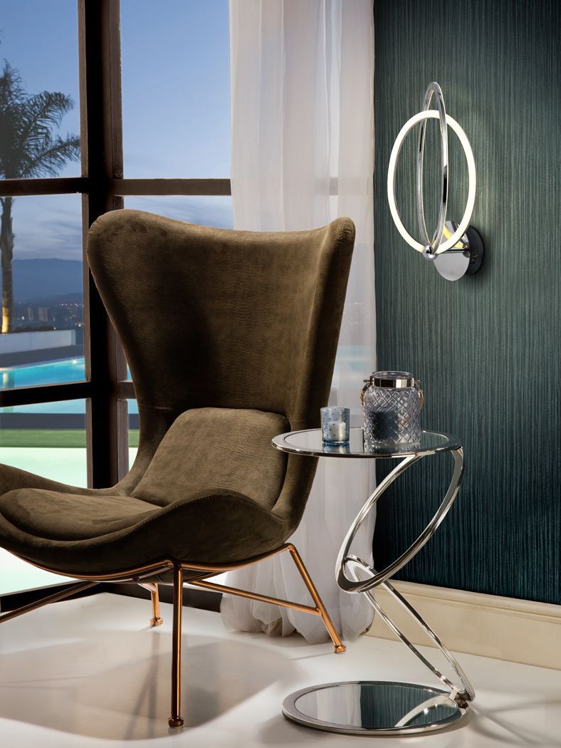 APPLIQUE LED CHROME H. 44 SC814010