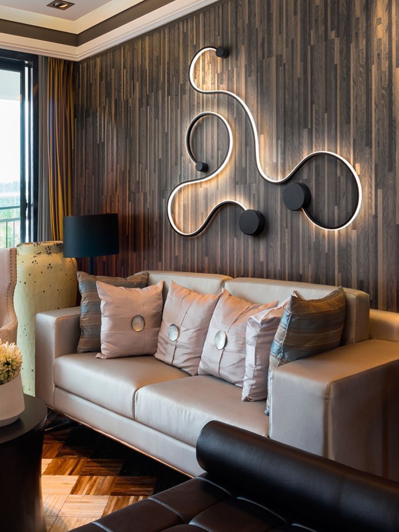 APPLIQUE LED NOIRE MATE SC227117