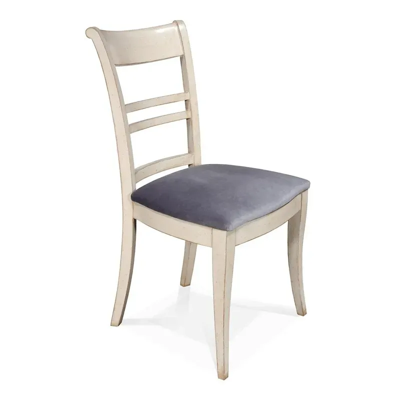 CHAISE LISBOA - ASSISE TISSU ET COULEUR BOISERIE AU CHOIX