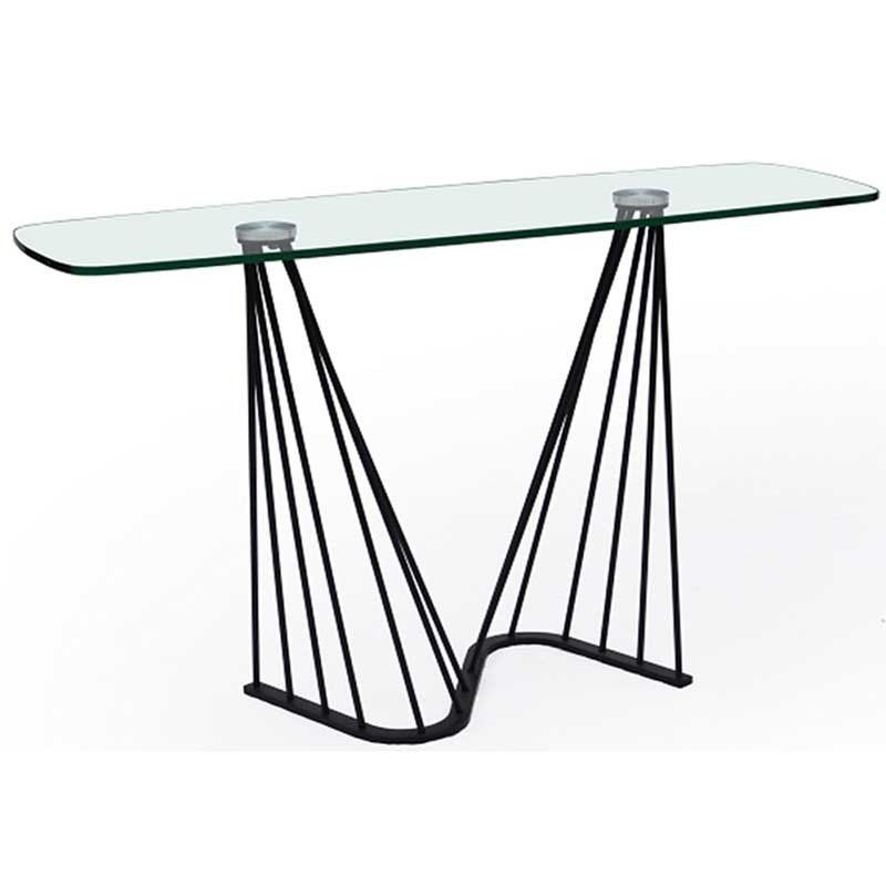 console ariana dessus verre 