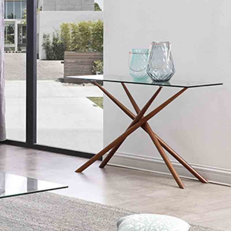 console serena dessus verre 
