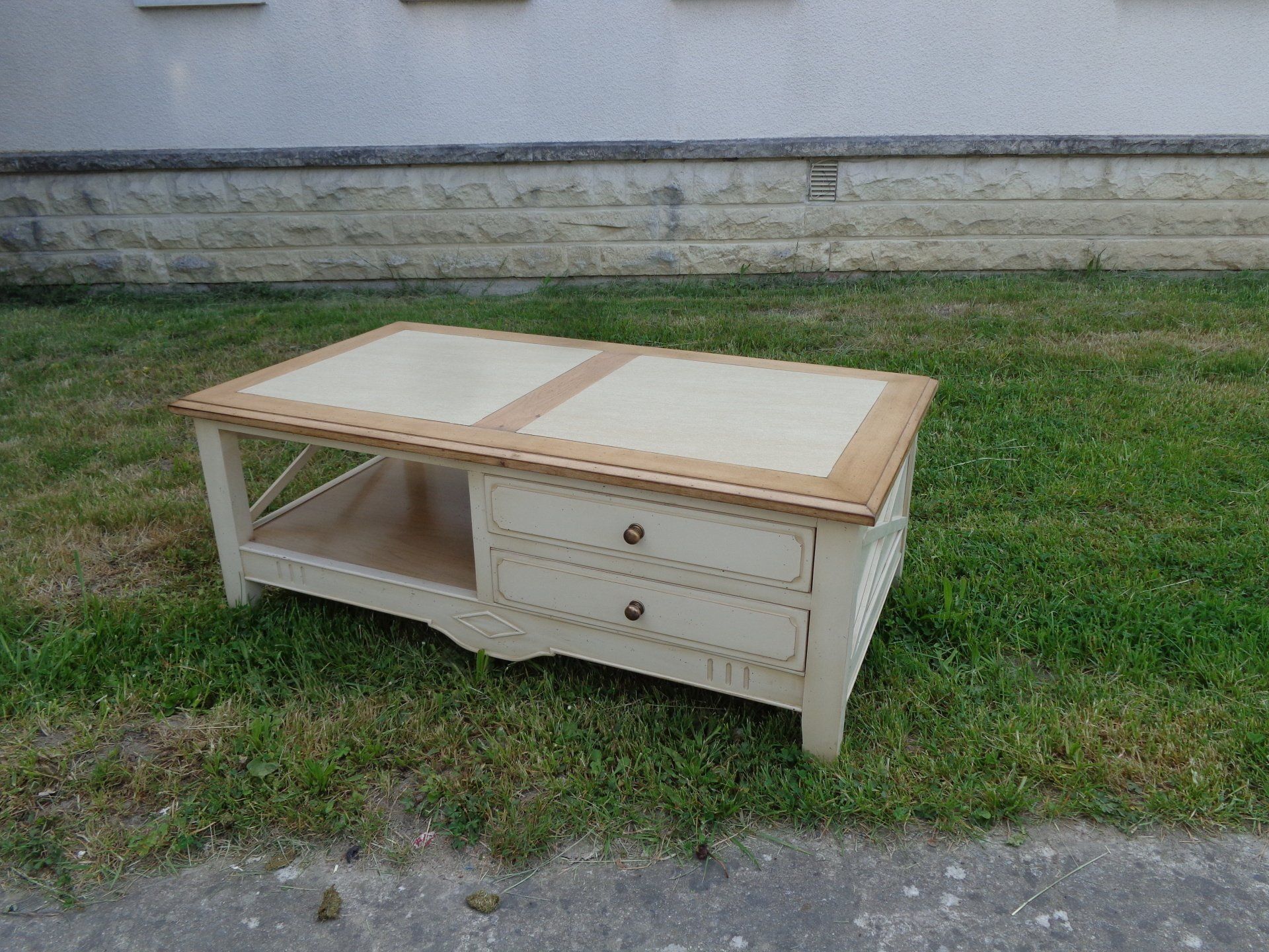 table basse Emilie 4 tiroirs 