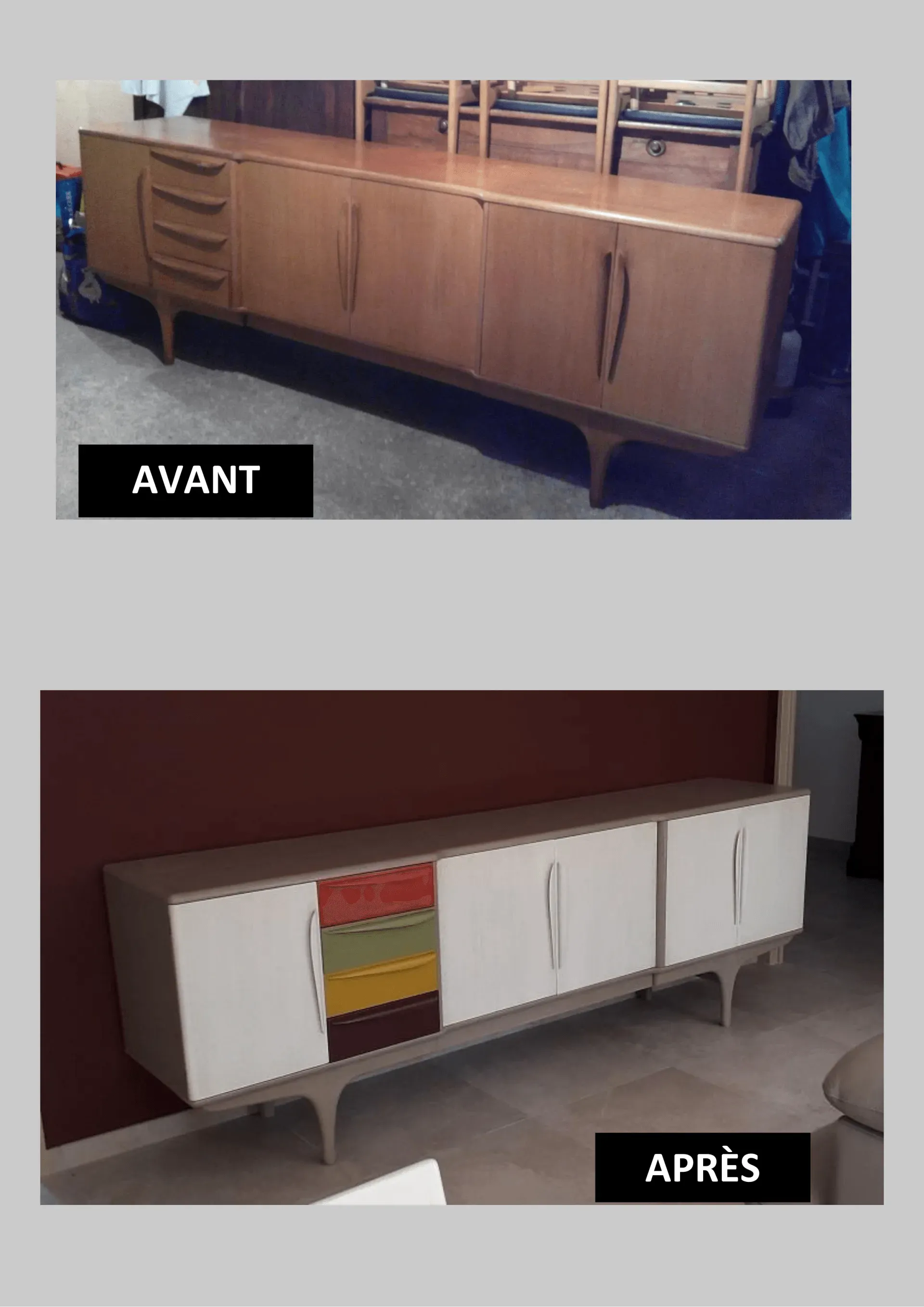 RELOOKING BUFFET BAS ART DÉCO