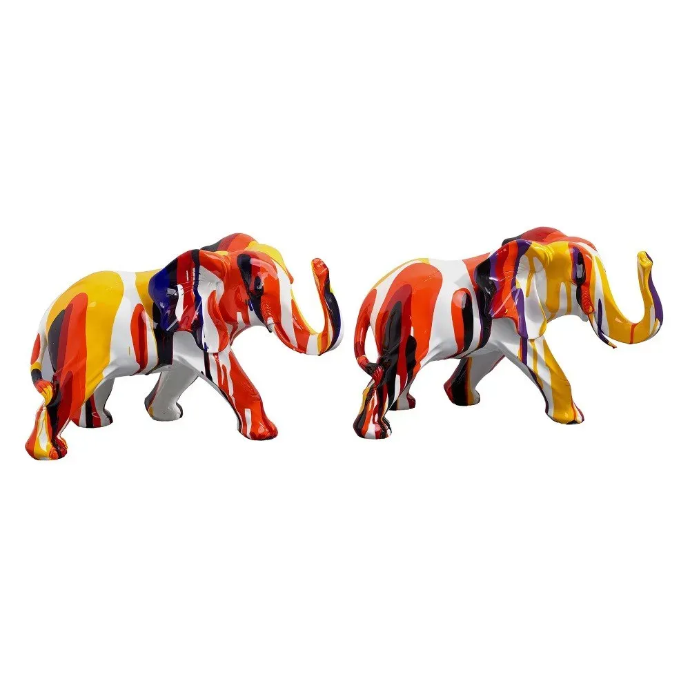 ÉLÉPHANTS MULTICOLORES - DAE05