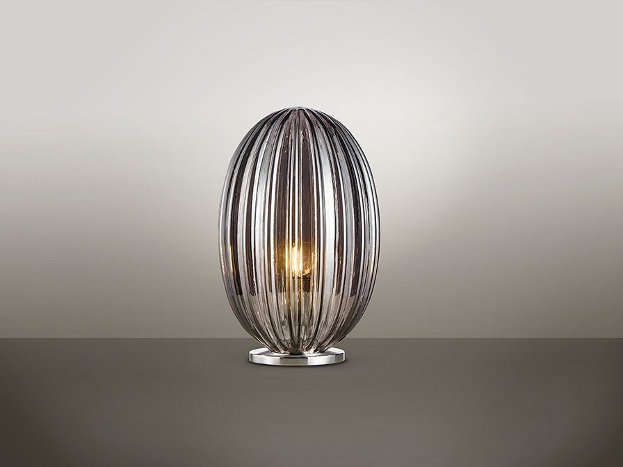 LAMPE VERRE FUME H. 32 SC752695