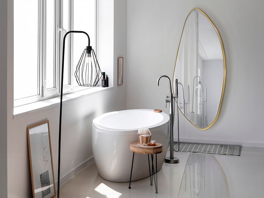 MIROIR CADRE OR 80 X 170
