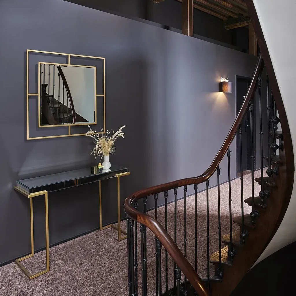 MIROIR CARRE BRONZE 90 X 90