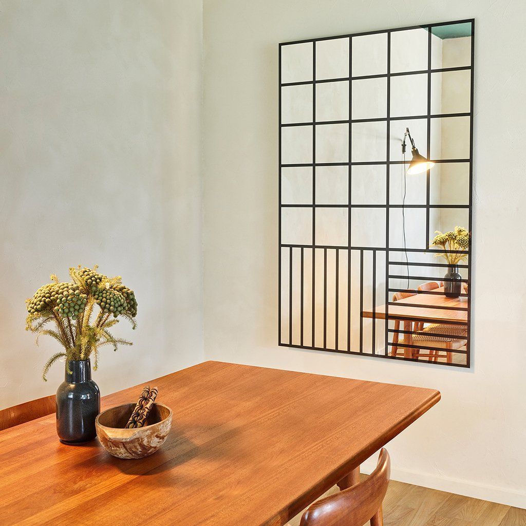 MIROIR NOIR 158 X 100