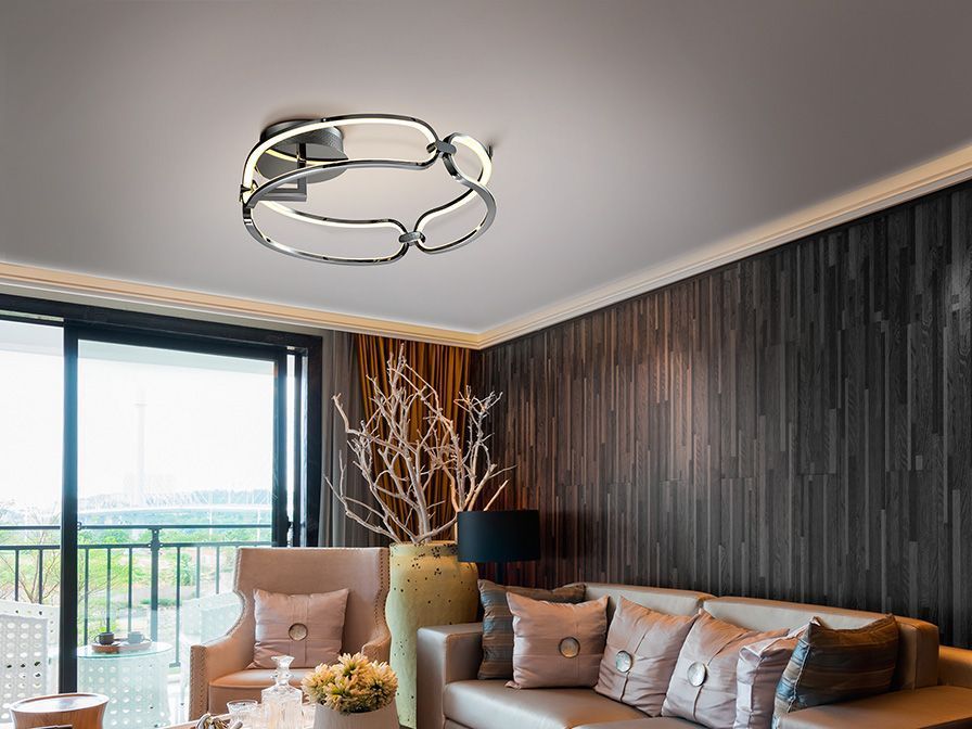 PLAFONNIER LED CHROME SC786485