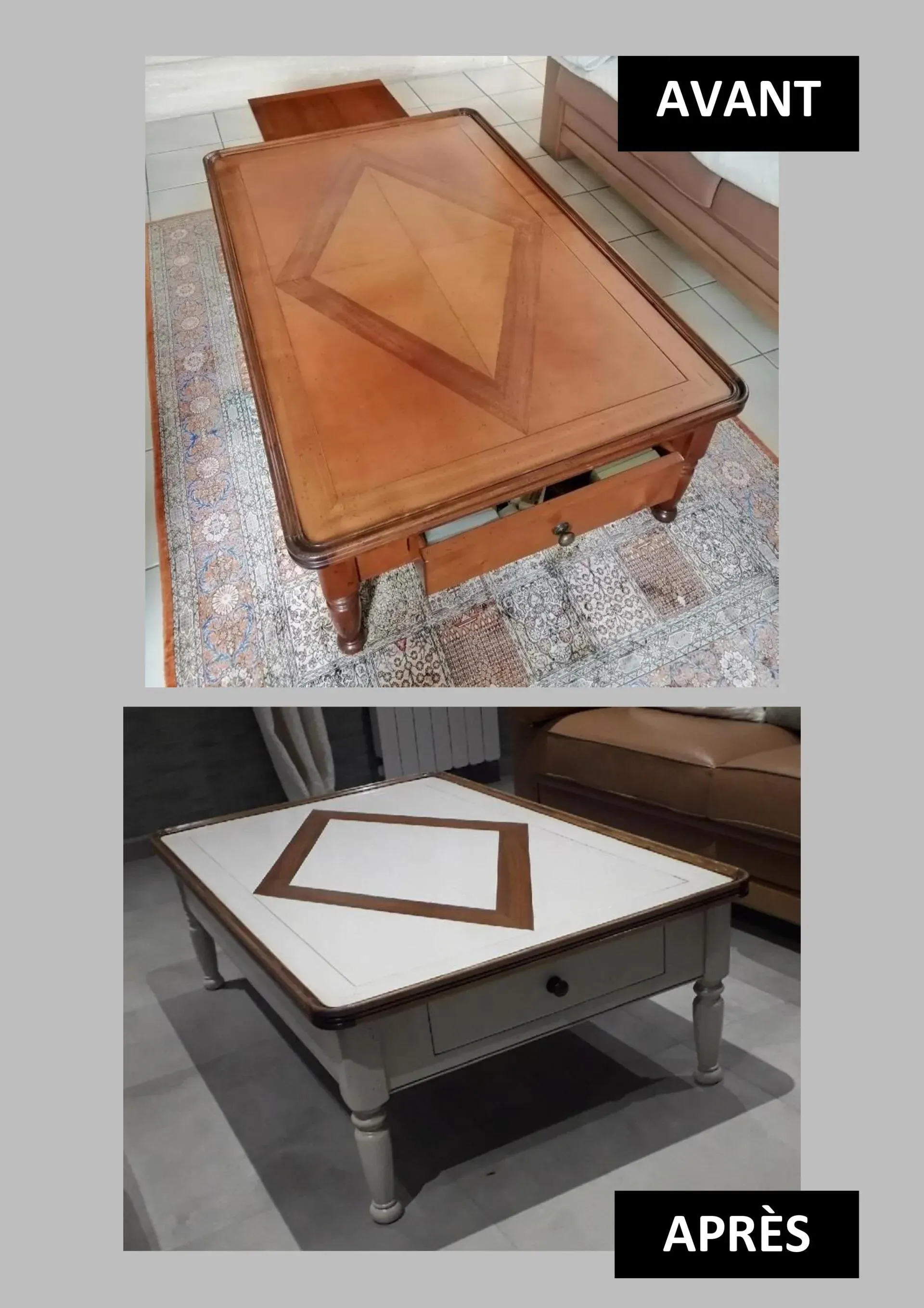 RELOOKING TABLE BASSE