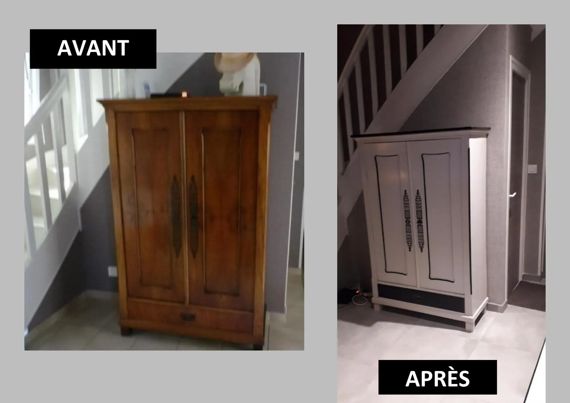 RELOOKING ARMOIRETTE 2 PORTES 1 TIROIR