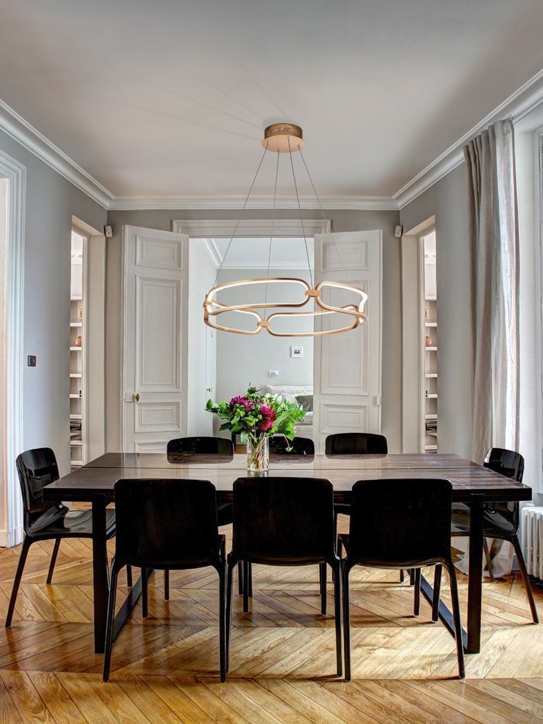 SUSPENSION LED Ø 60 OR ROSE SC786716