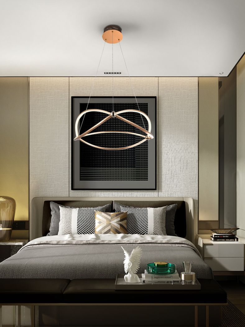 SUSPENSION LED OR ROSE SC757232