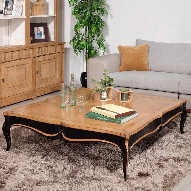 table basse carrée viviane 2 tiroirs