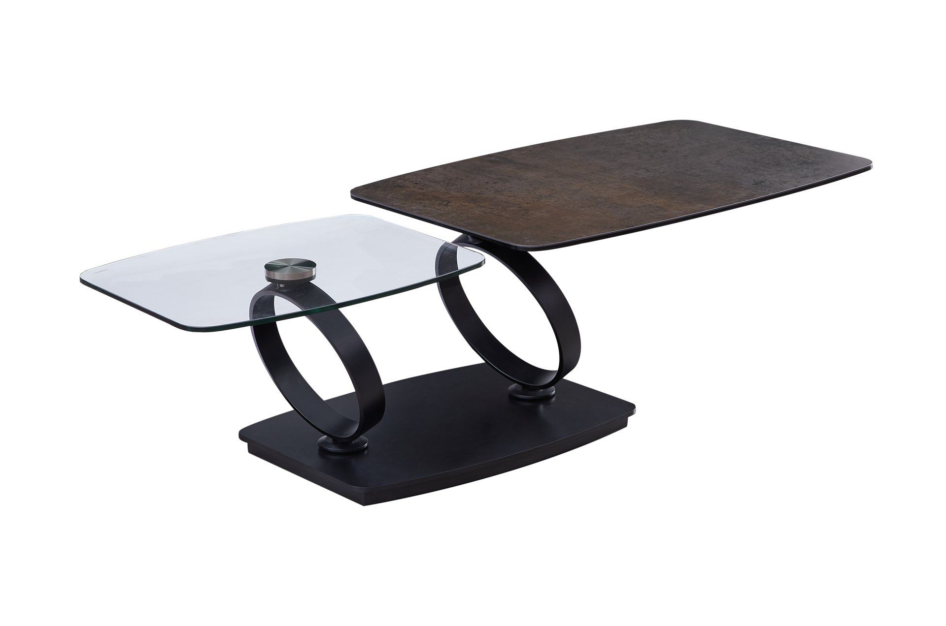 table basse saturne présentation ouverte 