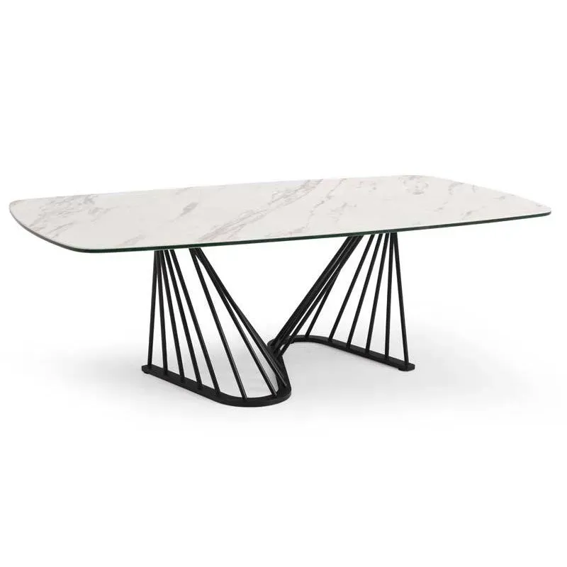 TABLE BASSE ARIANA 120 X 70 - H. 40 - DESSUS CÉRAMIQUE ARABESQUE