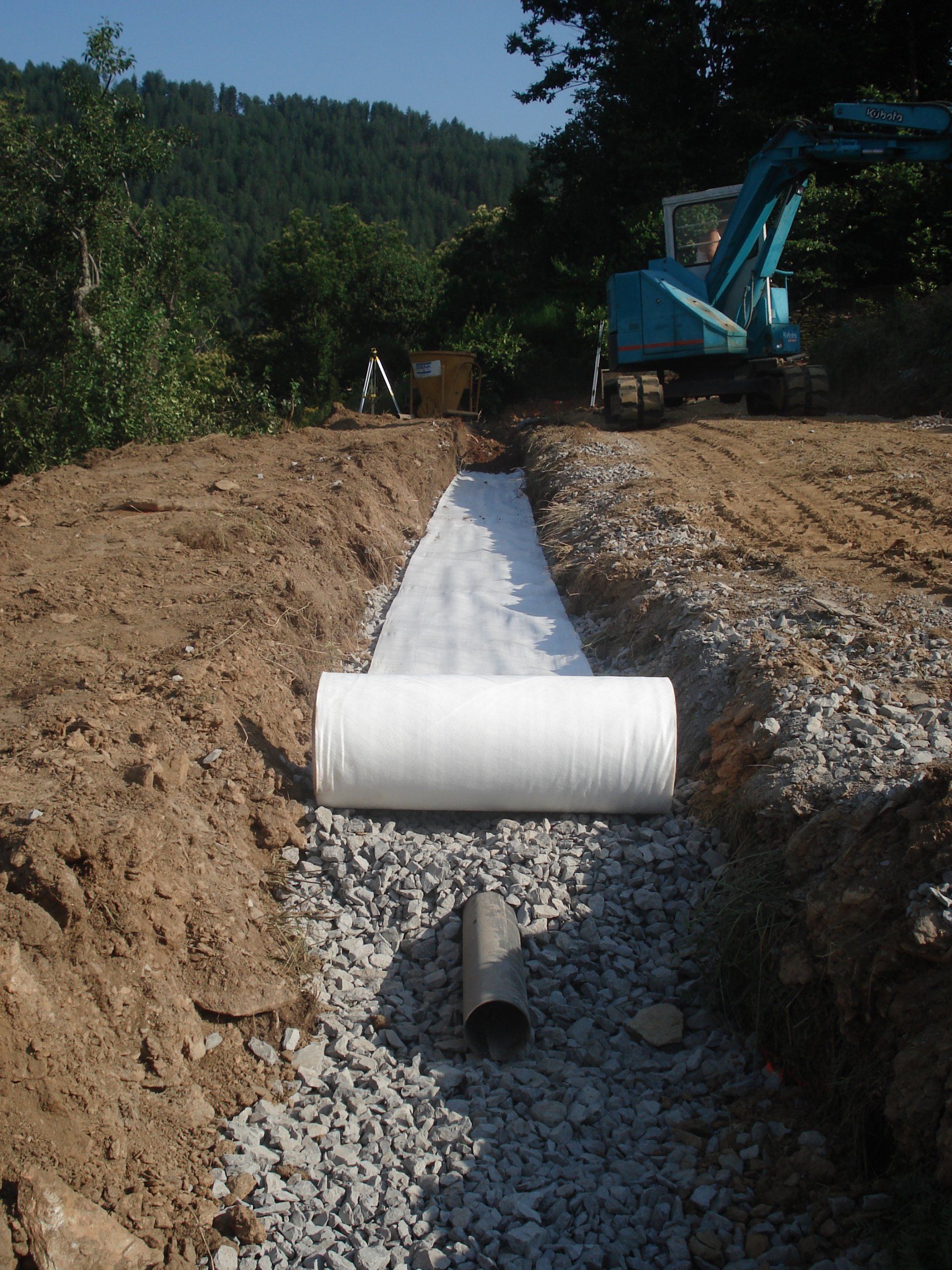 Travaux d'assainissement