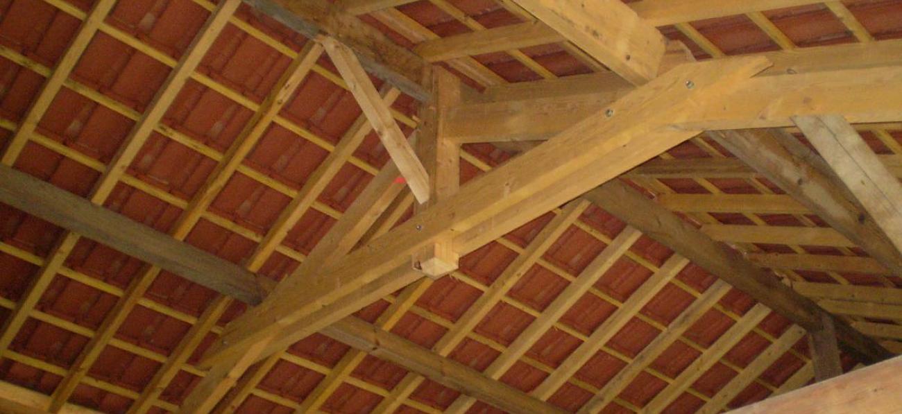 Travaux sur charpente